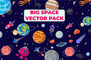 Big Space Vector Pack
