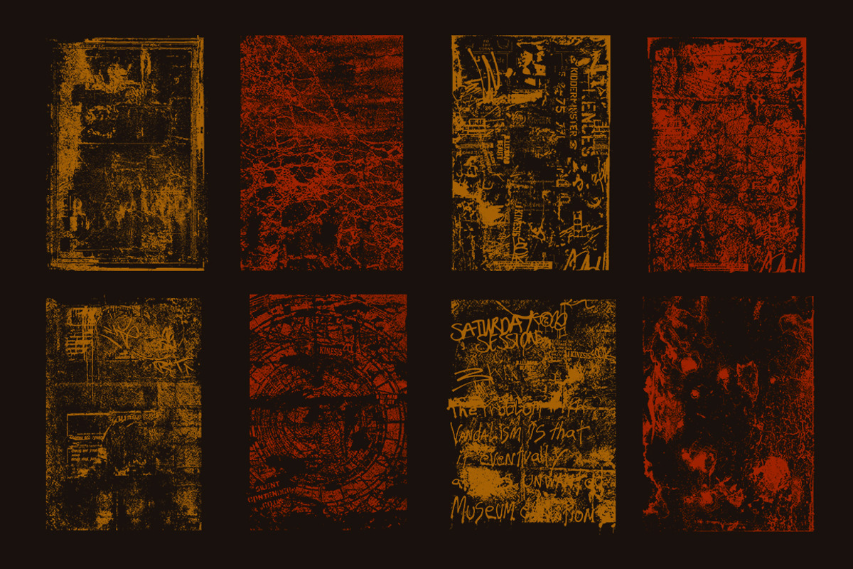 Vector Grunge Textures preview 4