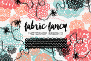Fabric Fancy photoshop brushes, a Brush Add-On by Studio-Charlie (Thumbnail 1 of 2)