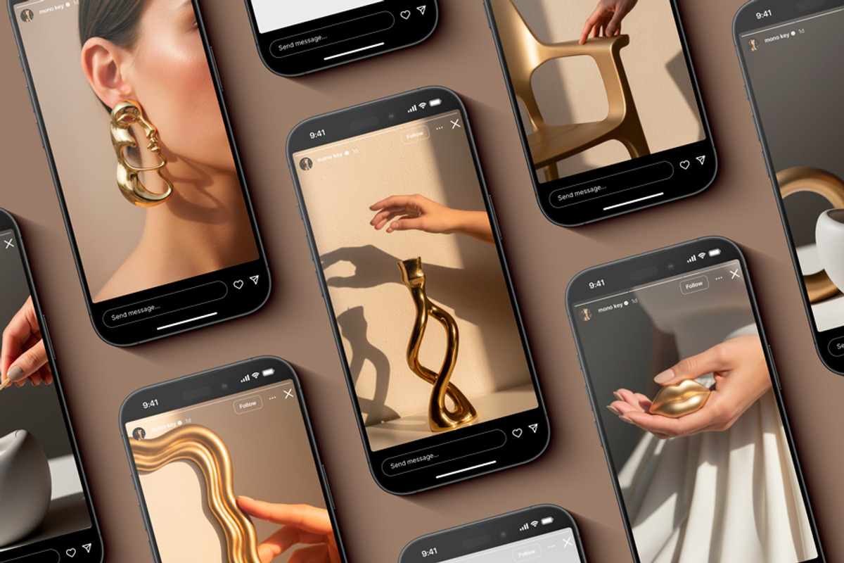 Quiet Luxury Edit: Video & Photo Kit, a Social Media Template by MONO KEY STUDIO (Photo 3 of 8)