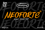 Neoforte Dynamic Street Brush Font, a Handwritten Font by Ronny Studio (Thumbnail 1 of 9)