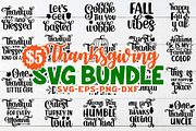Thanksgiving Mega SVG Bundle, an Object Graphic by FunnySVGCrafts (Thumbnail 4 of 11)