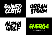 Zembrush, a Font by figuree studio (Thumbnail 4 of 10)
