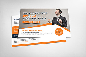 Creative Business Postcard Template, a Card Template by graphicforest