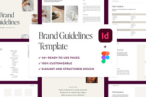 Brand Guidelines Template, a Branding & Logo Template by MargauxQuercy