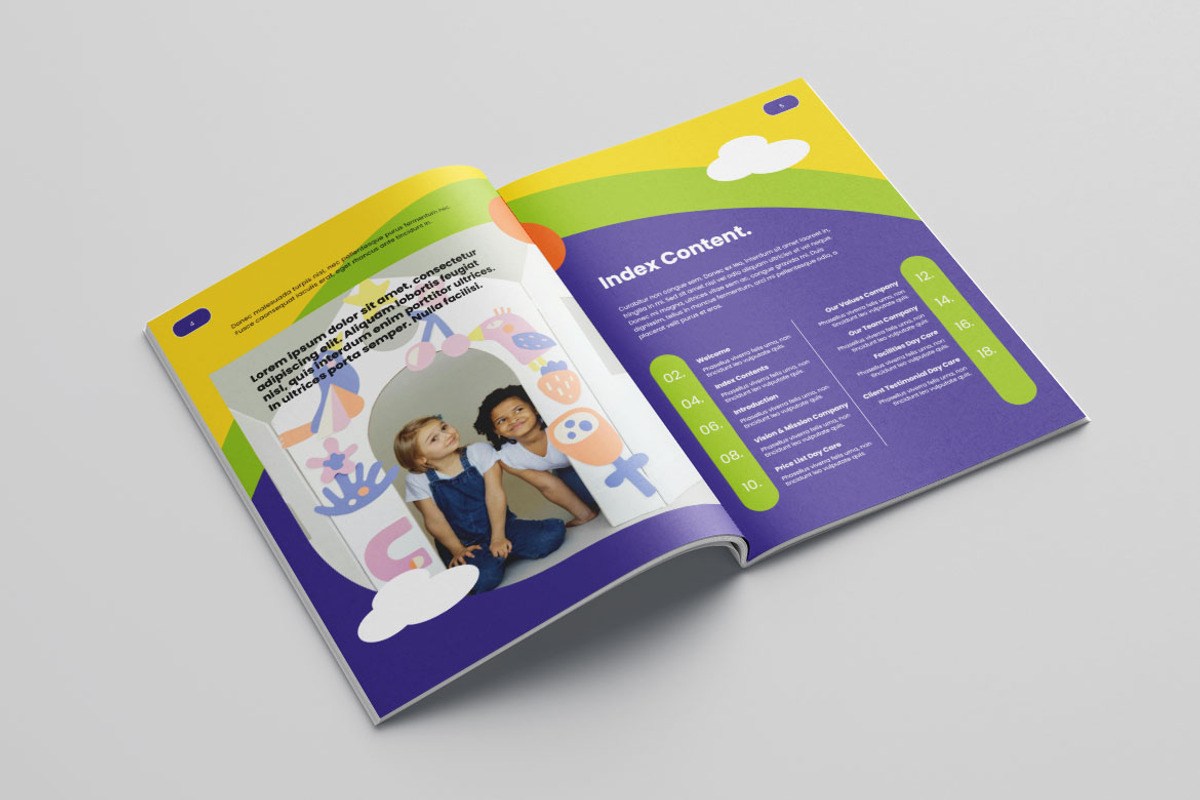 Day Care Brochure Vol.6, a Brochure Template by Bewalrus Studio (Photo 3 of 10)