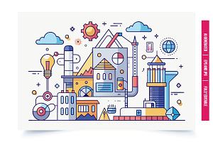 Colorful vector illustration depicti, an Illustration by Tanuart