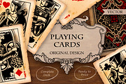 Original Vintage Playing cards, an Object Illustration by Retro Graphic Box (Thumbnail 2 of 5)