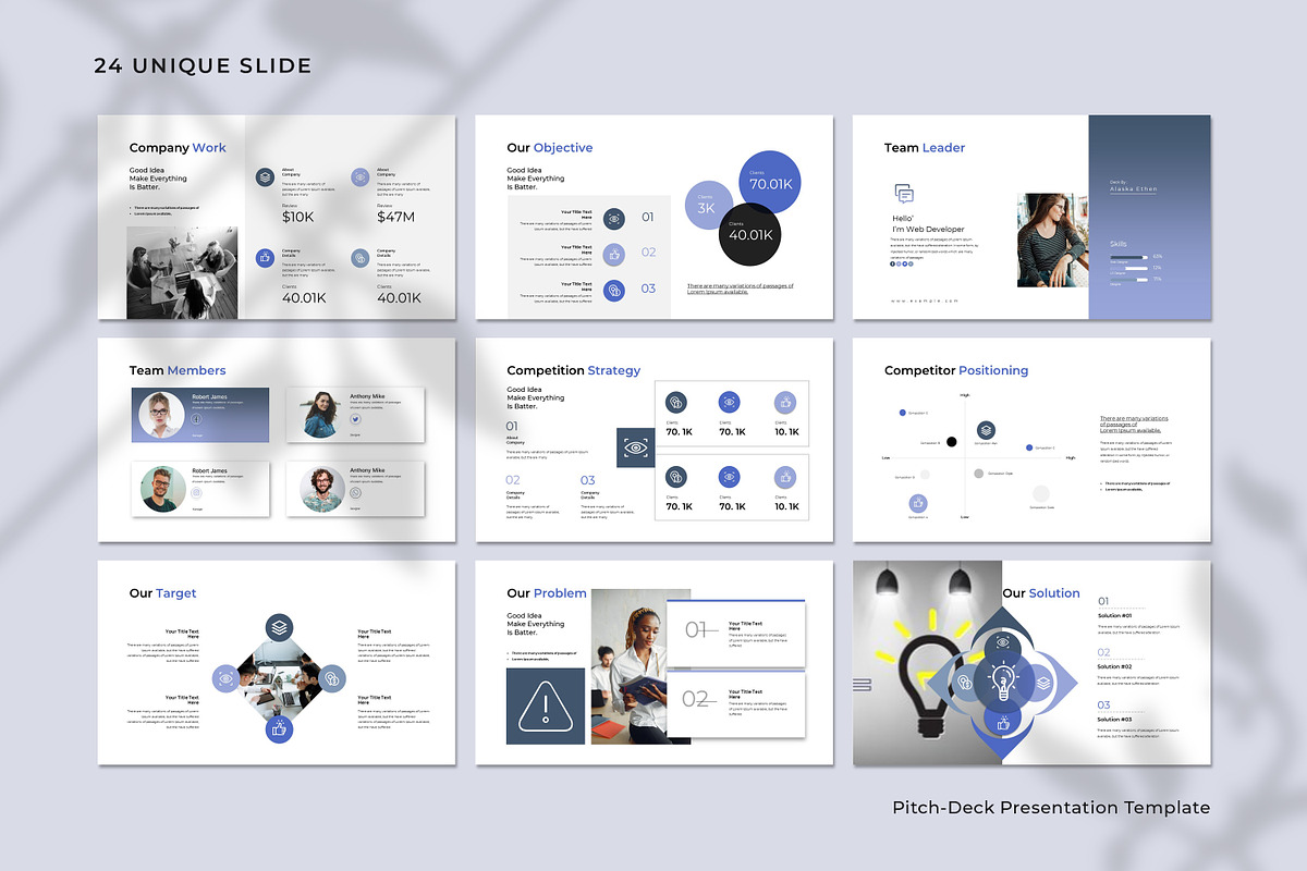 Pitch-Deck Presentation Template, a Presentation Template by Creative-Work (Photo 7 of 9)