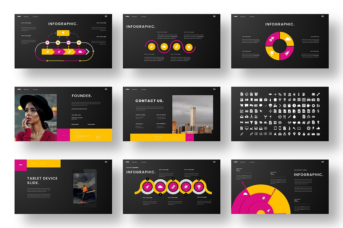Prili – Business Keynote Template, a Presentation Template by Dens Creative Studio (Photo 5 of 6)