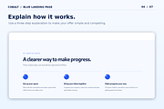 COBALT - Blue HTML Landing Page, a HTML Template by Darweish Designs (Thumbnail 4 of 7)