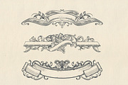 Bundle of vector vintage flourishes, an Object Graphic by FleurArt (Thumbnail 4 of 19)