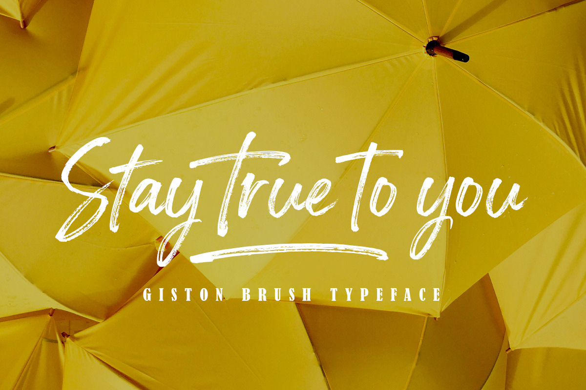 Giston, a Script Font by Lucky Type (Photo 3 of 15)