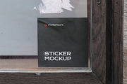 47 sticker mockup bundle vol 2, a Product Mockup by FoundImages (Thumbnail 28 of 50)