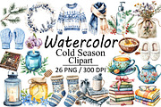 Cold Season Clipart, an Illustration by Design Market (Thumbnail 1 of 3)