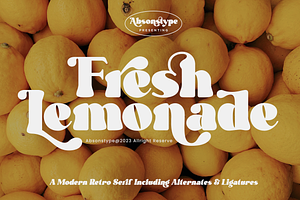 Fresh Lemonade - Absonstype