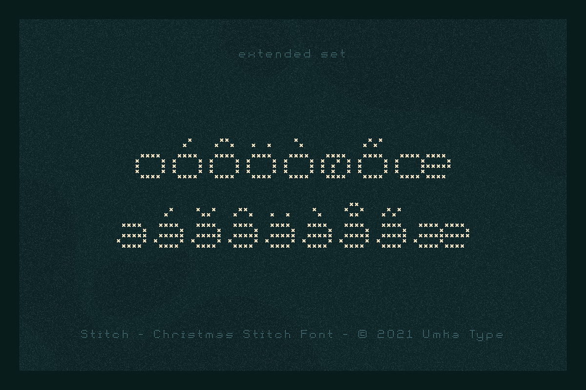 Stitch Pixel Game Font, a Script Font by alpercakici (Photo 3 of 9)