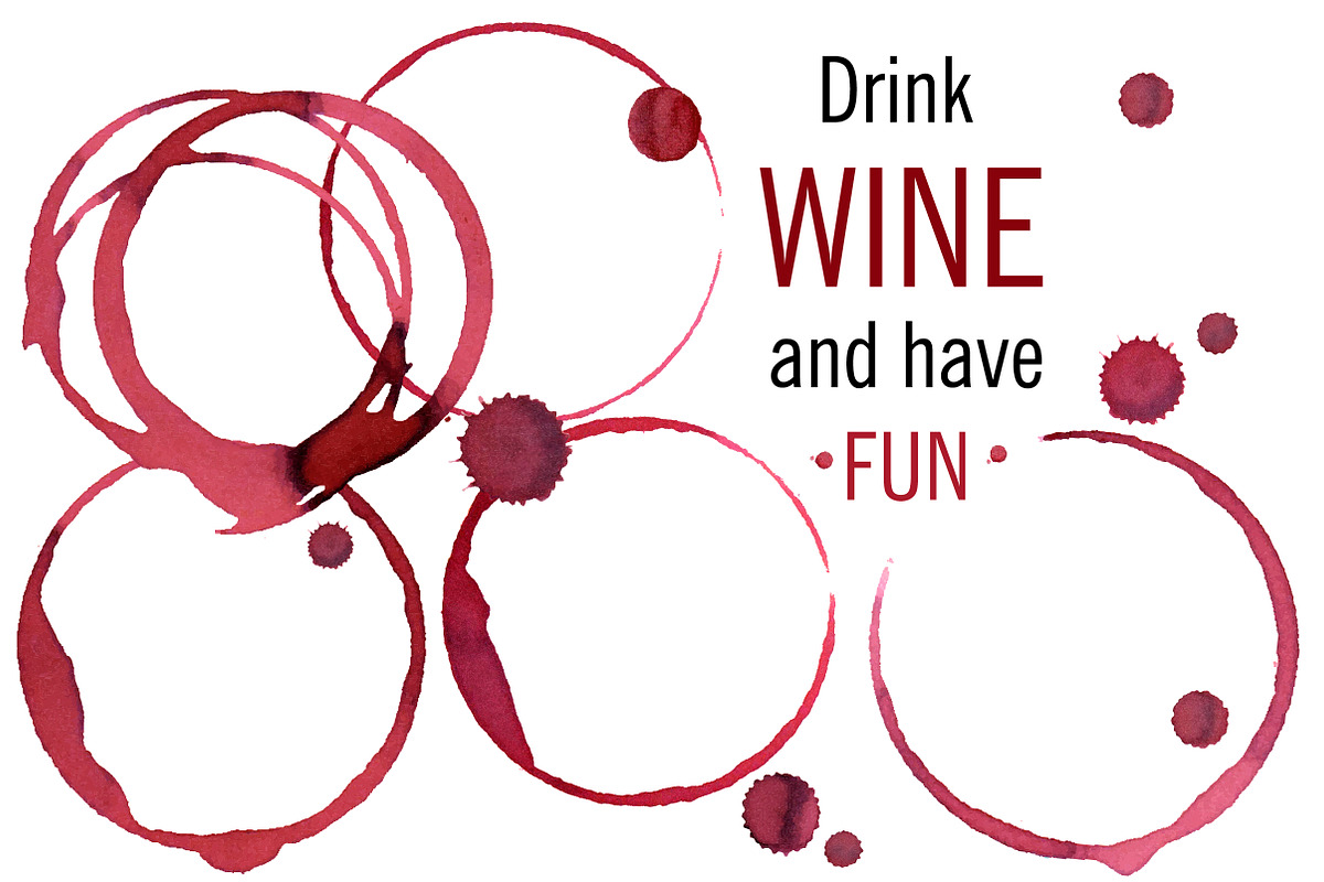 Coffee and wine stains, a Food Illustration by Lina_Lisichka (Photo 4 of 6)