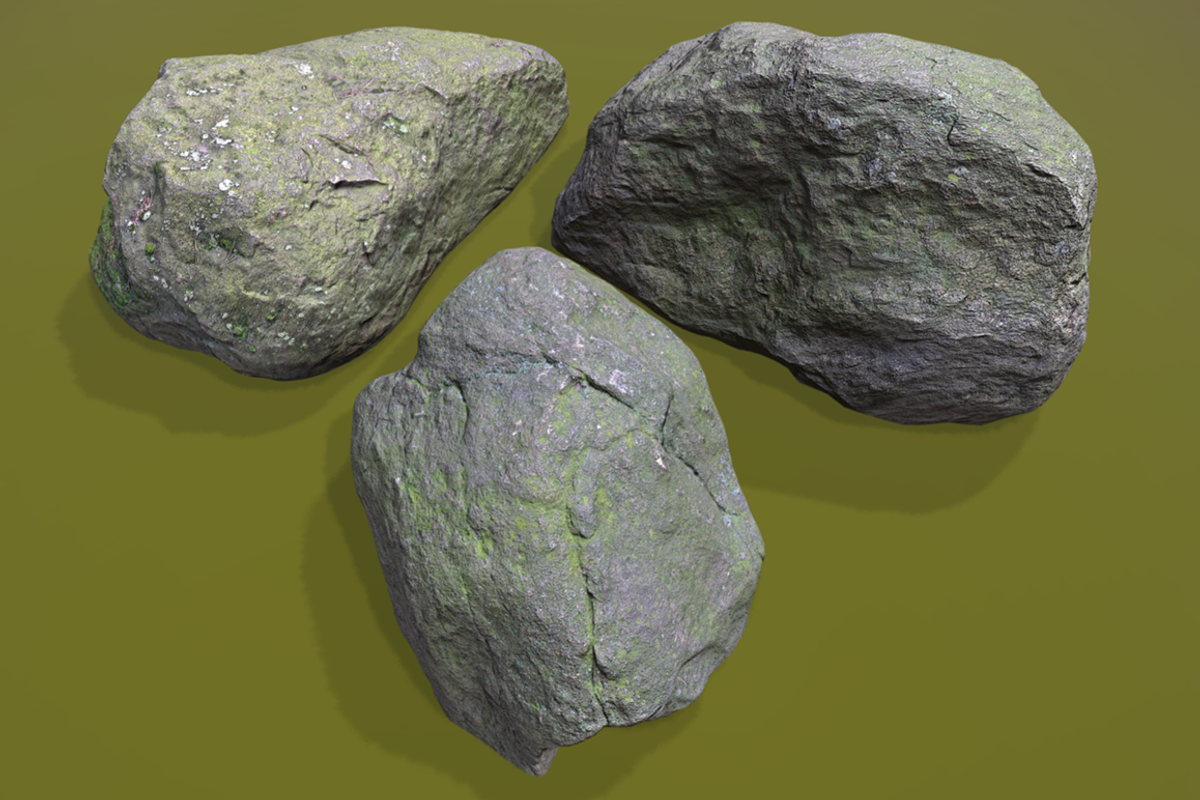Mossy Stones, an Environmental 3D Model by Beatheart Creative Studio (Photo 3 of 10)