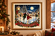 Vintage Winter Skating Clipart Set, an Object Graphic by Colorsfav (Thumbnail 7 of 7)