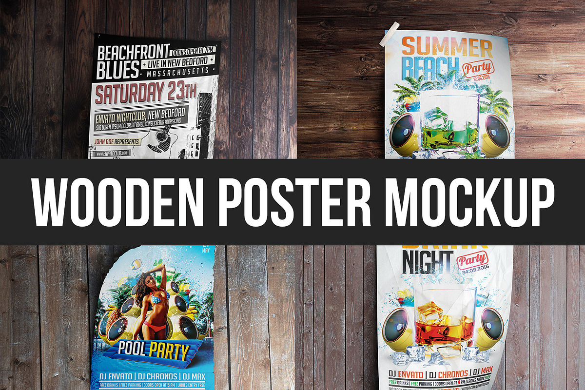 Poster & Flyer Mockup Bundle, a Print Template by CREATIVE DUDE (Photo 8 of 8)