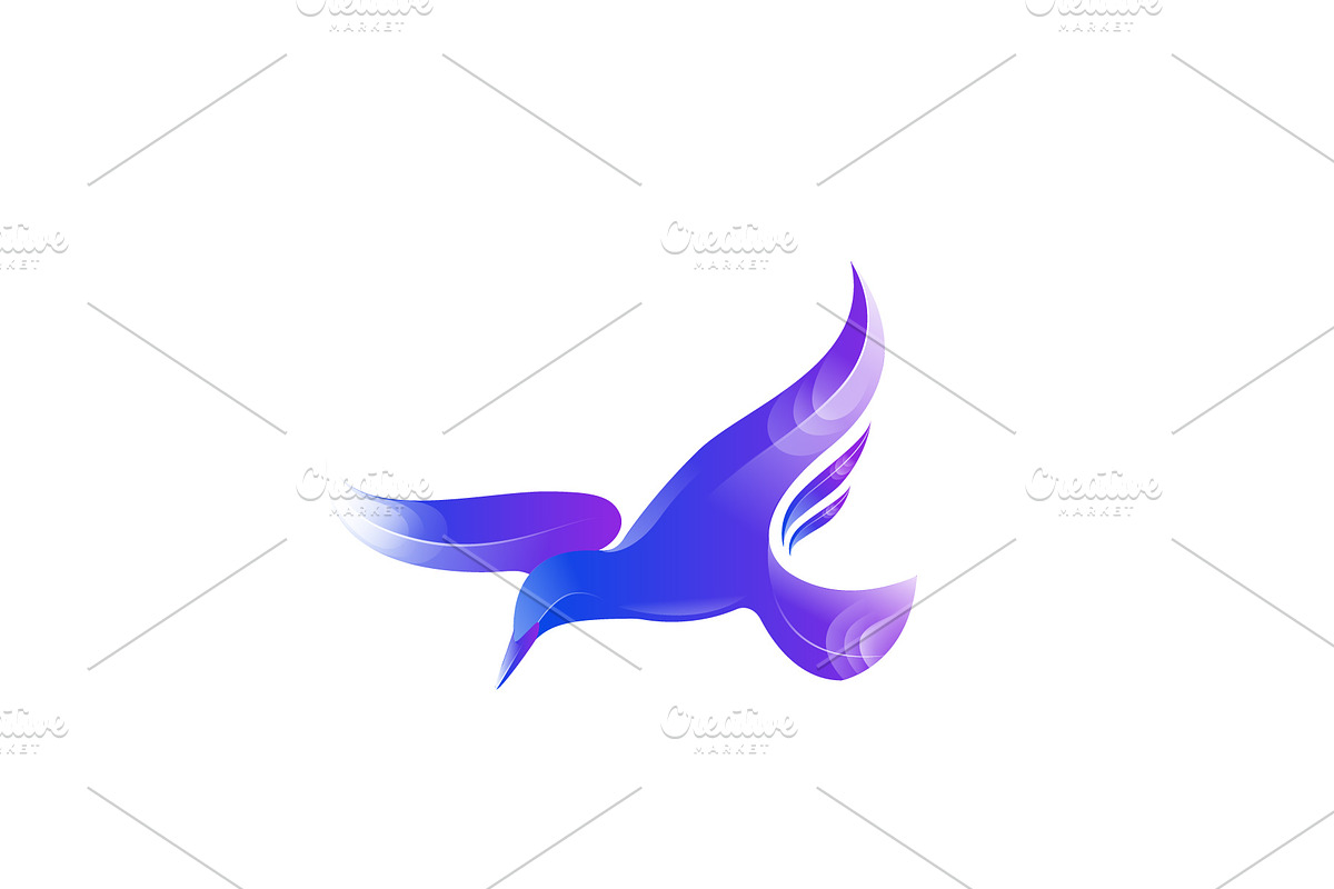bird modern logo colorful, a Branding & Logo Template by Mariyana (Photo 1 of 3)