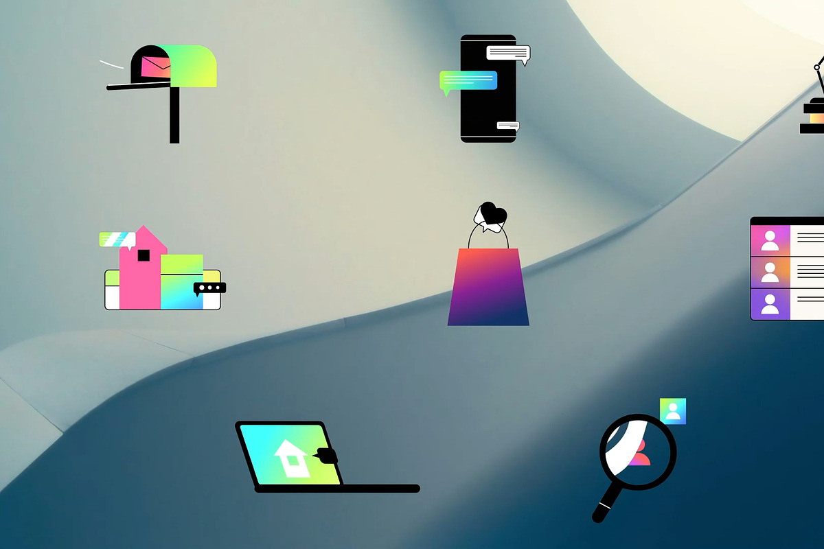 Gradient Icons | Motion Graphics, a Graphic by 2dfx (Photo 2 of 2)