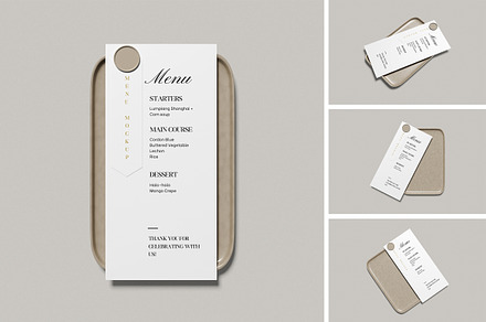 Menu Mockup