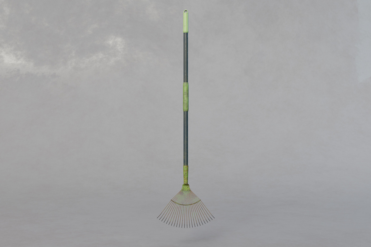 Leaf rake rust, an Object 3D Model by mockupzz (Photo 7 of 8)