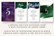 Watercolor Invitation Collection, an Invitation Template by Knotted Design (Thumbnail 10 of 10)