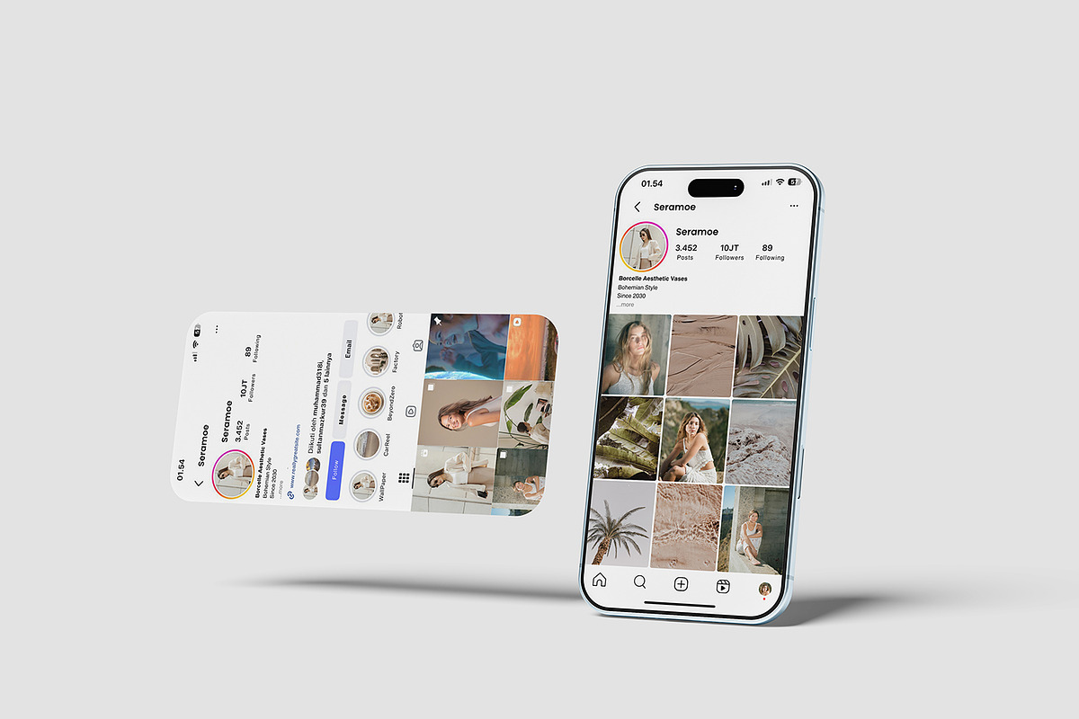 Social Media Mockup Social Media, an iPhone Mockup by seramoe (Photo 5 of 6)