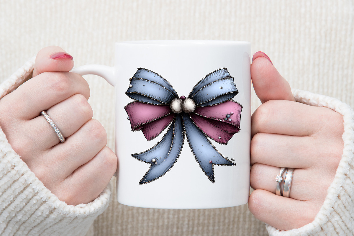 Whimsical Icy Blue Christmas Clipart, an Illustration by Sublimation Artist (Photo 5 of 6)