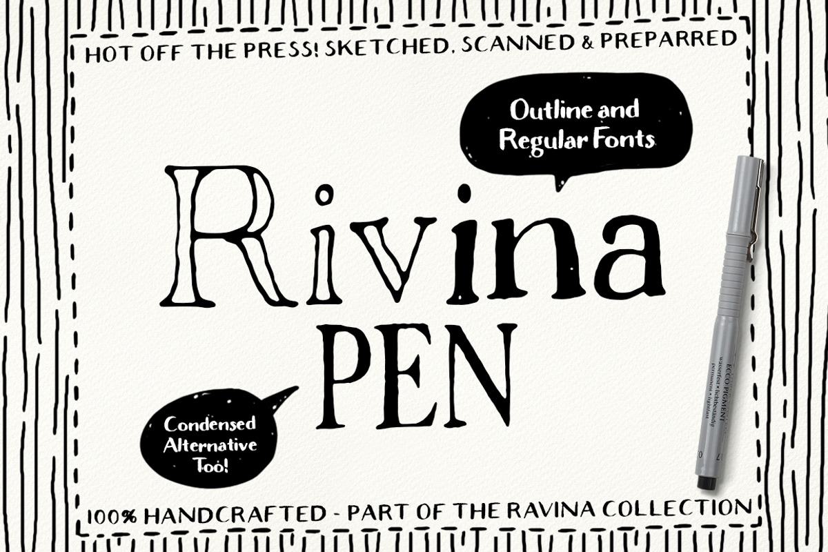 Rivina Pen Font Family