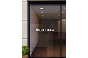 Window glass storefront logo mockup, a Product Mockup by Mockthethics. (Thumbnail 9 of 13)