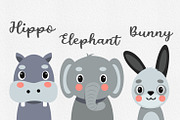 Cute Animals Potrait Illustration 2, an Animal Illustration by Vectorheroes (Thumbnail 4 of 8)