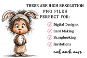 Whimsical Easter Kids Clipart, an Illustration by OK Design (Thumbnail 5 of 6)