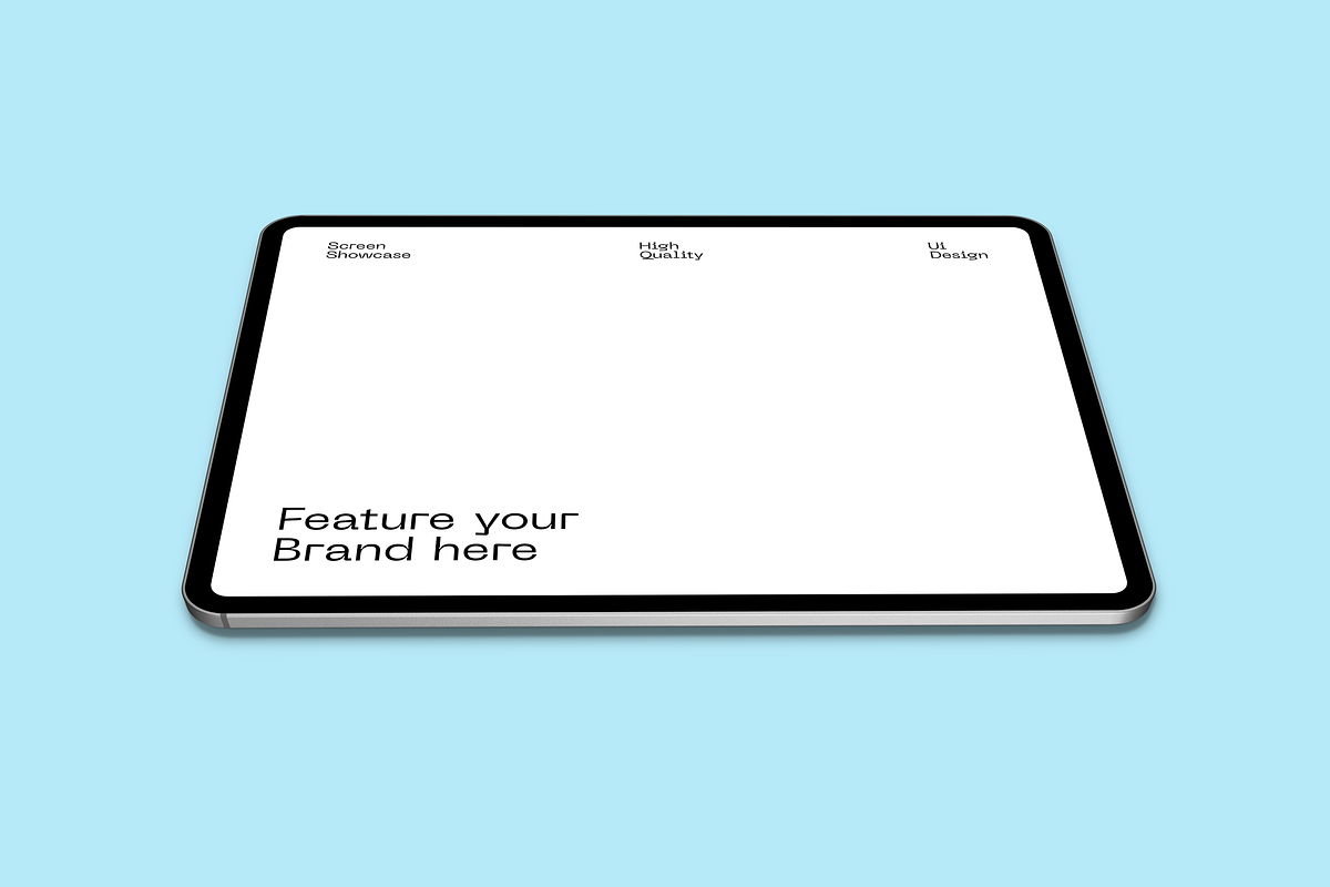 Apple iPad Pro 13-inch M4 Mockup, an iPad Mockup by Mockupdaddy (Photo 4 of 22)