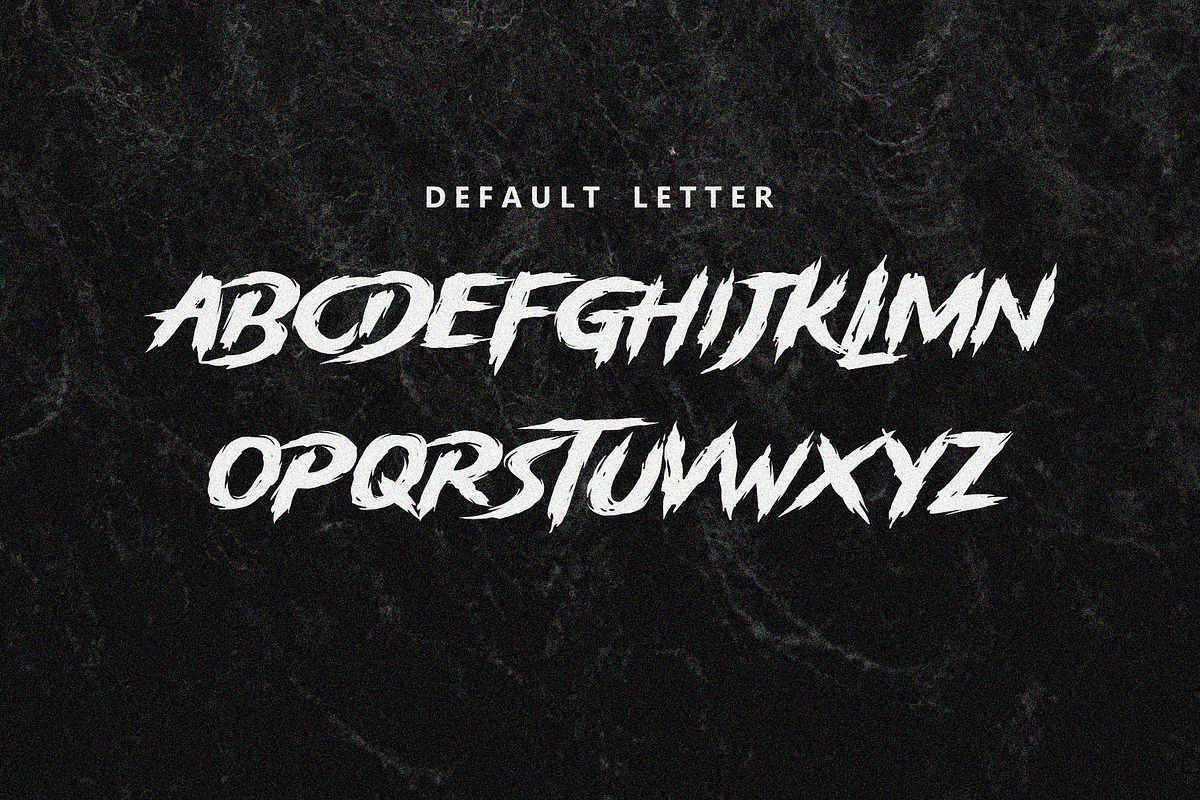 Storm Gust - Horror Font, a Handwritten Font by HanzelSpace Studio (Photo 6 of 6)