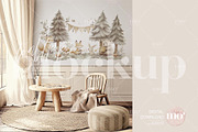 Nursery Wallpaper Mockup, a Product Mockup by MoMockups (Thumbnail 1 of 4)