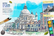 Urban Sketch PS Action, an Action Add-On by IndWorks Design (Thumbnail 2 of 9)