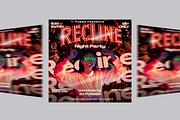 Recline Night Party Flyer Template, a Flyer Template by Posterfello (Thumbnail 4 of 4)