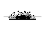 50 Botanical Garden Silhouette bundl, an Illustration by Designs_River (Thumbnail 13 of 51)
