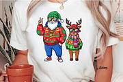 Christmas Santa Reindeer Png, an Illustration by Craft Nest (Thumbnail 2 of 6)