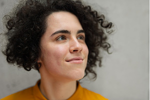 Portrait of beautiful woman with, a Person Photo by HalfPoint