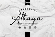Athaya, a Handwritten Font by almazstudio (Thumbnail 1 of 10)