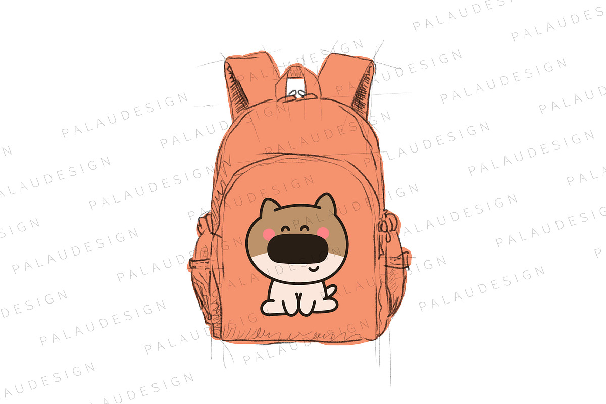 Cute Kawaii Dogs Characters, an Animal Illustration by Palau (Photo 8 of 12)