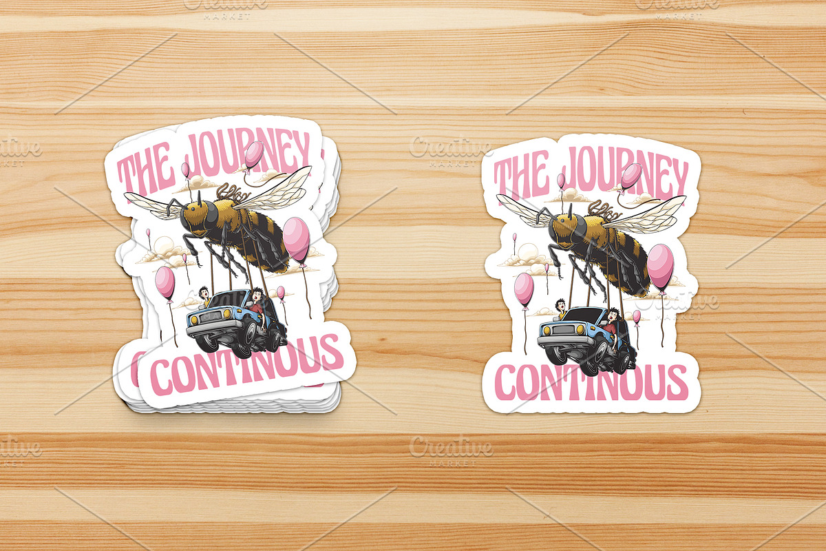Giant Bee Carrying a Car, a Branding & Logo Template by Judsart (Photo 3 of 3)