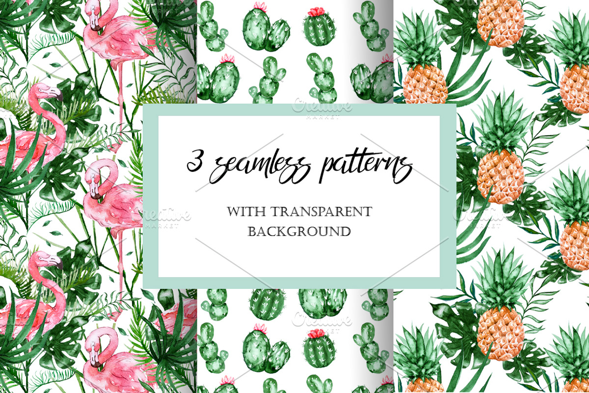 Tropical Paradise Watercolor Set, an Illustration by Anna Faun (Photo 5 of 7)