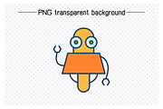 Cute Robots Avatars Vector, an Illustration by Designfour (Thumbnail 5 of 6)