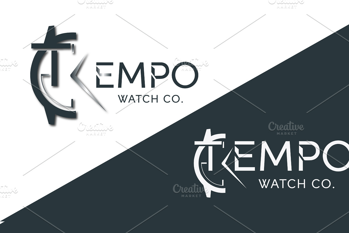 Tempo Watch Co. Logo Template preview 4